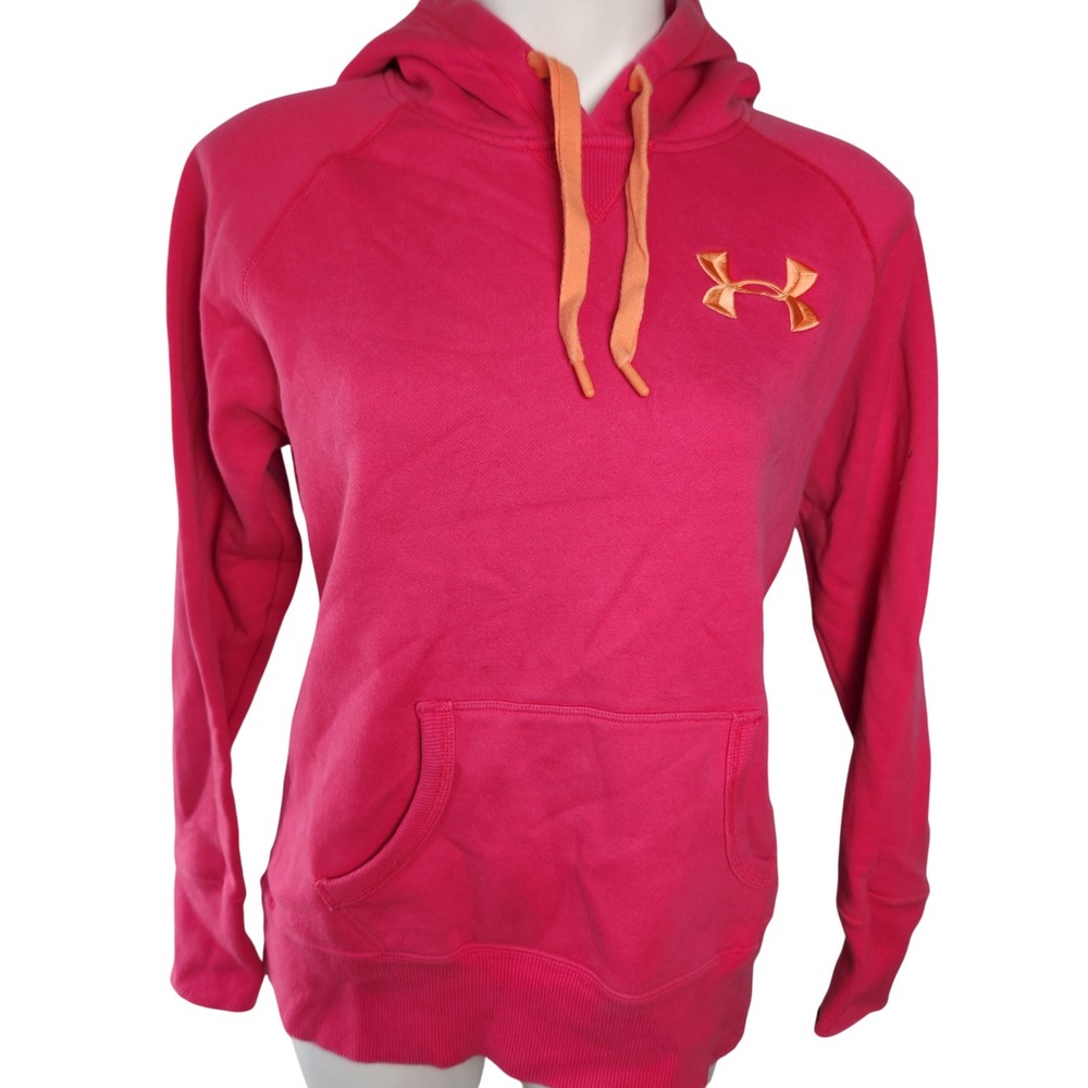 Under‎ Armour Pink Hoodie Pullover Cold Gear Womens size Small